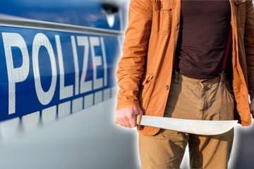 Verrückt! Mann bedroht ÖPNV-Streikende mit Schwertern