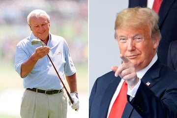 Trump brags about Arnold Palmer's genitals in bizarre rally rant: "He was all man"