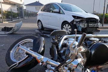 Crash in Cossebaude: Motorradfahrer nach Unfall schwer verletzt