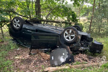 Unfall A2: BMW überschlägt sich auf A2: Polizei sucht nach verletztem Fahrer