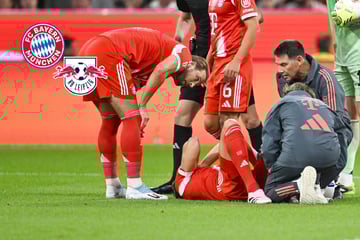 FC Bayern gegen RB Leipzig live: Früher Bayern-Schock! Goretzka liegt schreiend am Boden