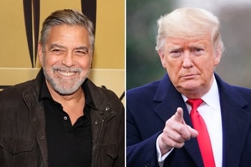 George Clooney issues challenge to Trump after "get out of politics" demand