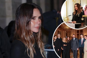 Ohne ihren Sohn: Victoria Beckham in Paris zur Ritterin ernannt