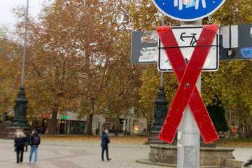 Dresden: Hauptstraße für Radler gesperrt, doch die fahren einfach weiter