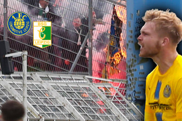 Feuer im Block, Härte auf dem Rasen: Lok setzt Super-Lauf auch im 112. Leipzig-Derby fort