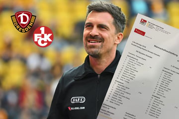 Dynamo gegen Lautern live: Aufstellungen sind da! Diese Elf schickt SGD-Coach Stamm ins Druck-Duell