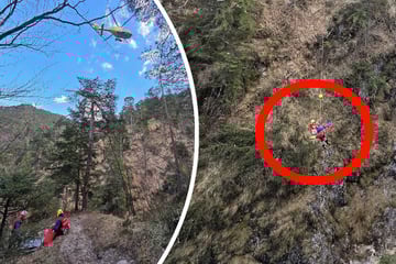 30 Meter tief: Wanderer stürzt vor den Augen seiner Freunde in Schlucht