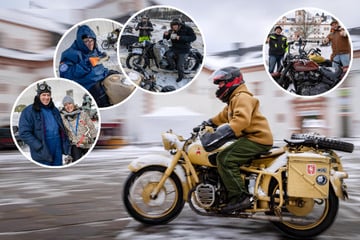 Bikertreffen zwischen Frost und Frust: "Es kommen nur noch die ganz Harten"