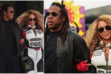 Beyoncé and Jay-z pull up to F1 Grand Prix in Las Vegas in rare outing