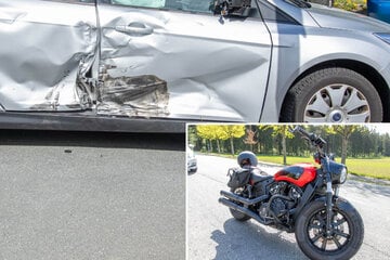 Biker bei Unfall im Erzgebirge schwer verletzt