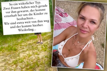 Tag am Strand nimmt widerliche Wendung: Sara Kulka und ihre Töchter von Mann verfolgt