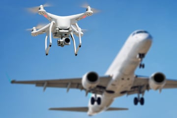 Schock in über 1000 Metern Höhe: Drohne behindert Piloten bei Landeanflug