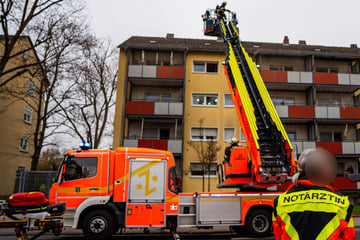 Mann bei Sprung aus Fenster in brennendem Haus verletzt