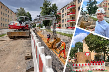 Baustellen Chemnitz: Im Chemnitzer Lutherviertel wird den Sommer über rangeklotzt