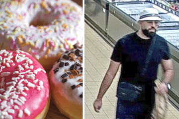 Wegen drei Donuts: Polizei fahndet nach Supermarkt-Schläger!