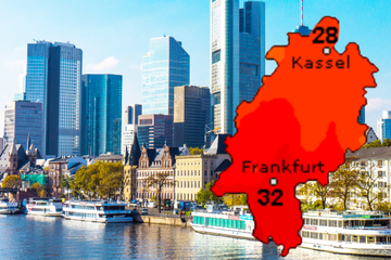 Sonne satt in Frankfurt und Hessen, doch es gibt ein Problem
