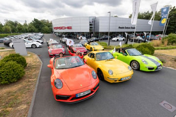 Dresden: Porsche-Ladys lassen Motoren in Dresden aufheulen: Was steckt dahinter?