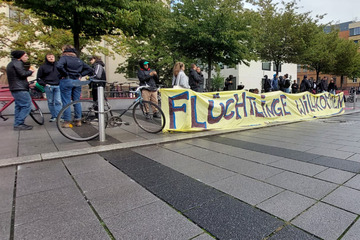 Leipzig: Demo an der Uniklinik: Unterstützer von Mohammad fordern seinen Verbleib
