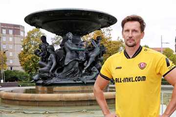 Mit Dynamo-Trikot in den Schacht: Darum lässt sich dieser Mann von Fußballfans beschimpfen