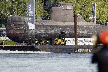 Nach spektakulärem Transport: U-Boot U17 kommt heute ans Ziel