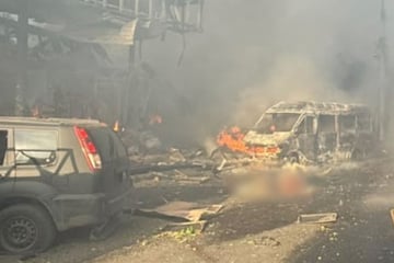 Ukraine-Krieg: Tote nach russischem Drohnenangriff