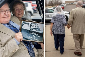 Paar wird am Hochzeitstag von der Polizei überrascht - 65 Jahre später wiederholt sich das Ereignis