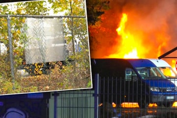 Leipzig: Fahnder sichern DNA-Spuren nach Millionenfeuer bei MAN: So kamen die Täter aufs Gelände