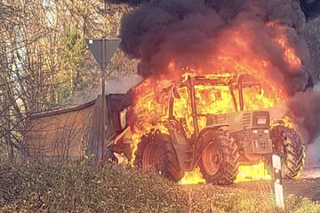 Flammeninferno auf dem Weg zur Rinderfütterung: 300.000 Euro Sachschaden!