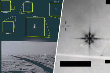 Was ist das? Bislang geheime UFO-Akten zeigen mysteriöse Objekte am Himmel und auf Mond