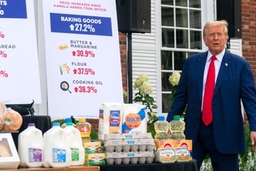 Trump partially backtracks on vow to drop grocery prices: "It's very hard"