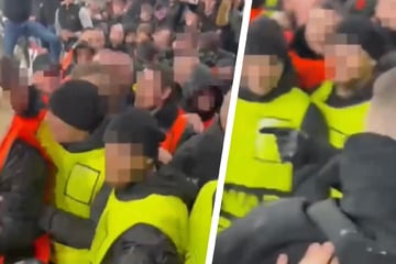 Video macht fassungslos: Brutalo-Ordner prügeln wahllos auf Fans ein!