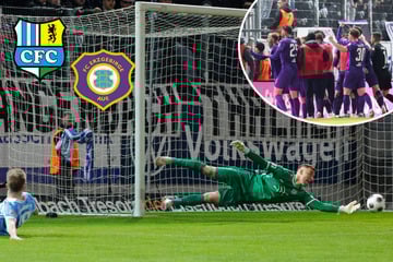 Doppelpack! Torjäger Bär schießt Aue in Chemnitz ins Finale