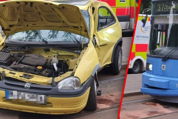 Tram kracht in Opel: Frau in München schwer verletzt