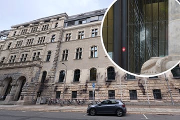 Leipzig: Einsatz im Leipziger Süden: Steine auf Amtsgericht geworfen