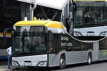 Leipzig: Zukunft des Nahverkehrs: Neue E-Bus Generation in Leipzig eingetroffen