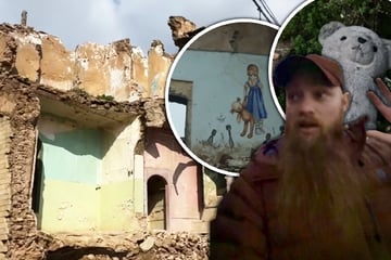 Leipzig: Körper, Waffen, Spielzeug: Leipziger Extrem-Wanderer macht auf Kriegsauswirkungen aufmerksam