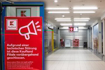 Dresden: Erste Prognose: So lange bleibt Dresdner Kaufland-Filiale nach Unfall noch geschlossen