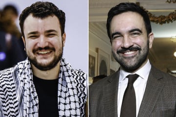 Zohran Mamdani breaks fast with Mahmoud Khalil on one-year anniversary of ICE detention