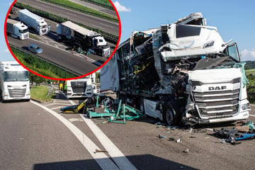 Unfall A6: Lkw kracht fast ungebremst in Stauende: 180.000 Euro Schaden nach Unfall auf der A6