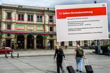 Chemnitz: Geisterstation! Chemnitzer Hauptbahnhof ohne Strom