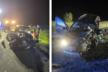 Dacia wird auf Leitplanke geschleudert: Vier Schwerverletzte!