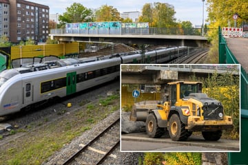 Chemnitz: Dieser Abriss legt den Bahnverkehr in Chemnitz lahm