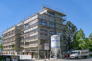 Dresden: Für sieben Millionen Euro in Dresden: "Sonnenstrahl"-Haus ist im Rohbau fertig