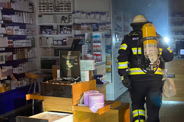 München: Flammen in Apotheke: Zeugen entdecken Brand in Altstadt durch Schaufenster