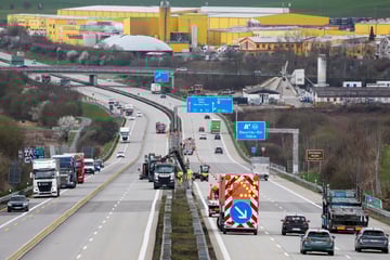 Neue Einschränkungen: Hier wird auf der A4 östlich von Dresden gebaut