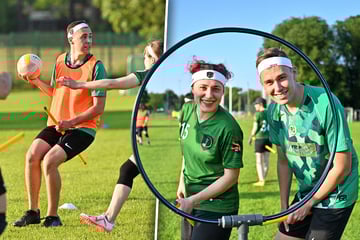 Dresden: Mit einem Stock zwischen den Beinen übers Grün: Mein Tag als Quidditch-Spieler wie bei Harry Potter