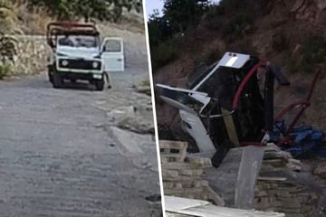 Familiendrama auf Jeep-Safari: Mutter und Tochter rollen Klippe hinunter!