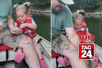Viral Video of the Day for March 2, 2026: Little girl has major meltdown during fishing trip