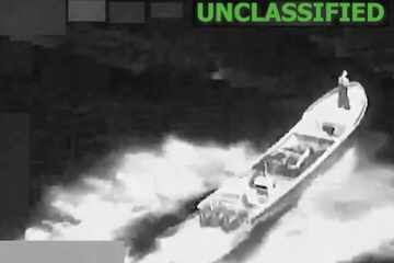 US military strikes on alleged drug-smuggling boat kills two in eastern Pacific