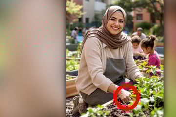 Dresden: Echte Broschüre, richtiger Beschiss: Fatima mit sechs Fingern soll für Dresdens BUGA werben